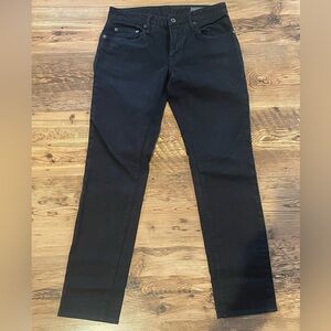 Bonobos black skinny travel jeans 28x30 slim tailored fit